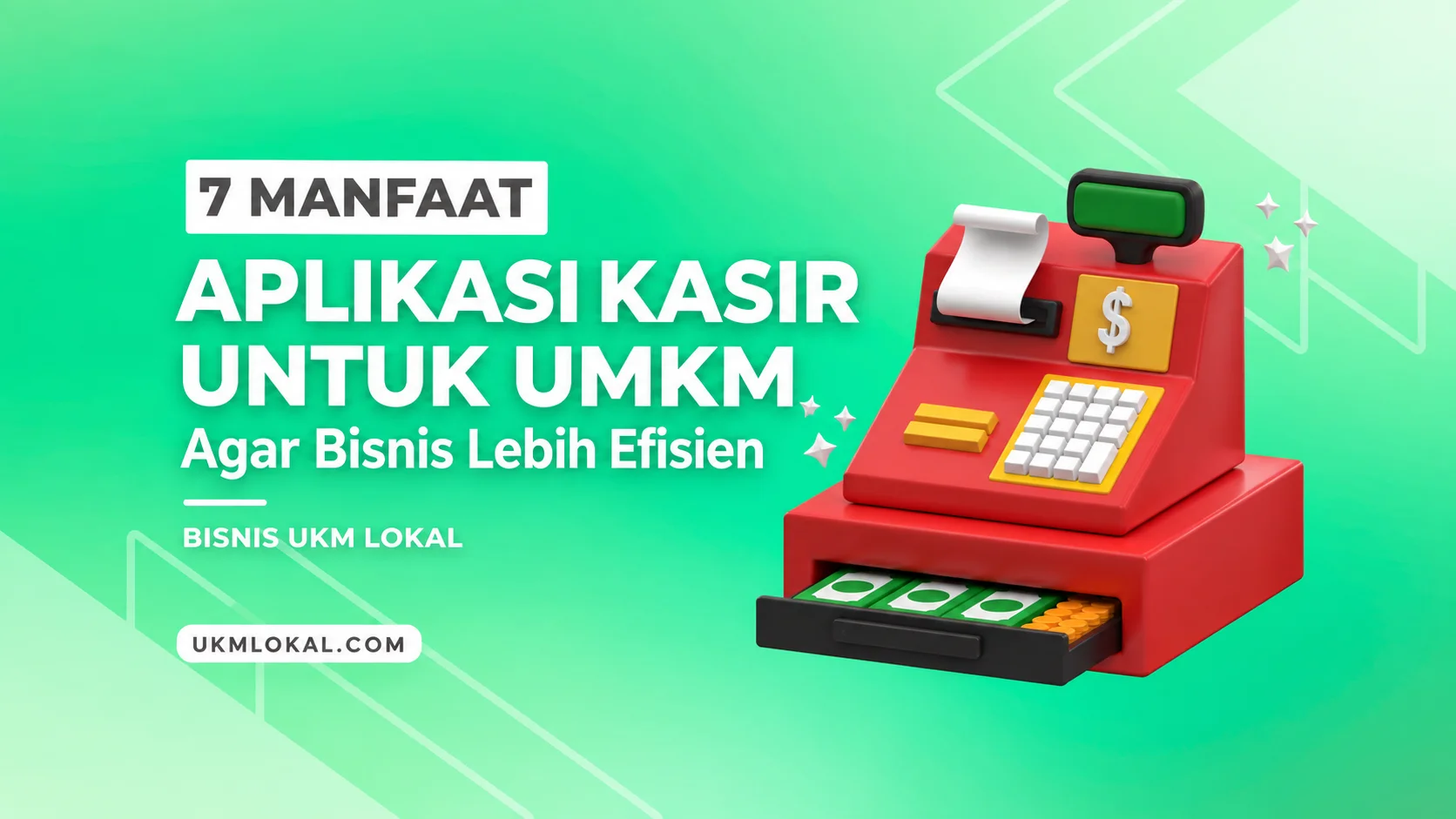 Ilustrasi manfaat aplikasi kasir untuk UMKM dalam mendukung transaksi dan perkembangan bisnis